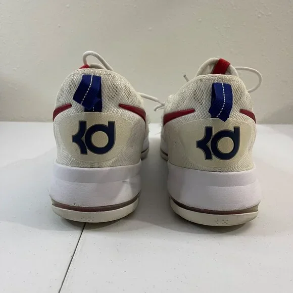 Nike KD 9 USA 843392-160 Men’s Size 13 White Red Blue Basketball Shoes No Box - Picture 9 of 15